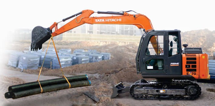 Tata Hitachi представляет новую линейку гидравлических экскаваторов Prime Series с запуском модели EX70 Prime Series