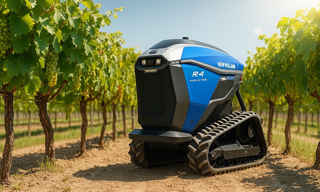 R4: когда роботы ходят по виноградным рядам тише, чем пчёлы