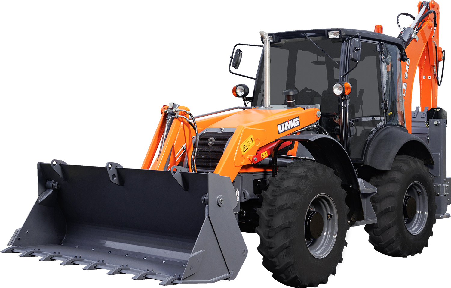 UMG покажет глубоко модернизированный экскаватор-погрузчик TLB 945 на выставке СТТ