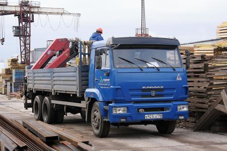 МАШИНА КАМАЗ 65117 С КРАНОМ-МАНИПУЛЯТОРОМ HMF-1730, Санкт-Петербург