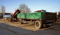 МАШИНА КАМАЗ 65117 С КРАНОМ-МАНИПУЛЯТОРОМ HMF-2030 И ПРИЦЕПОМ, Санкт-Петербург