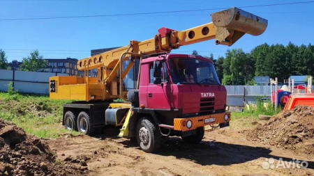 Экскаватор планировщик Tatra  UDS 114, Москва