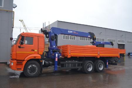 Манипулятор KAMAZ стрела max L-19м,грузоподъемность 8т.в Москве.в срок!