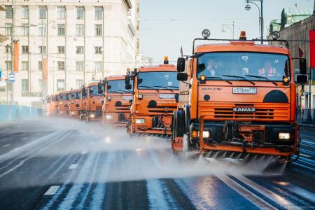 Поливомоечные машины Камаз КО-806, Москва