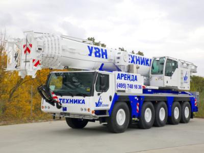 Автокран Liebherr LTM 1130-5.1, Москва