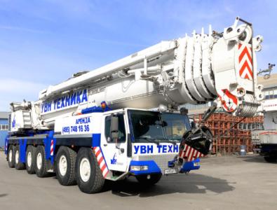 Автокраны Liebherr LTM 1300/1, Москва