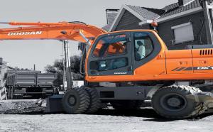 Аренда колесного экскаватора Doosan DX190W