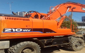 Аренда колесного экскаватора Doosan DX210W