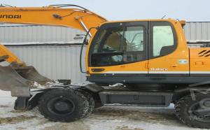 Аренда колесного экскаватора Hyundai R180W-9S