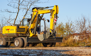 Аренда колесного экскаватора Wacker Neuson EW100