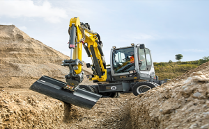 Аренда колесного экскаватора Wacker Neuson EW65