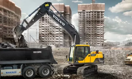 Аренда гусеничного экскаватора Volvo EC170D