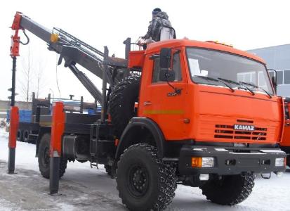 Мобильные буровые установки (ямобуры) JUNJIN SA-040 на шасси КамАЗ-43502, Москва