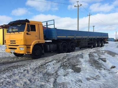 Длинномеры Камаз 65116 (полуприцеп 12,5м), Липецк