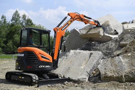 Гусеничные мини-экскаваторы DOOSAN DX35Z, г. Казань