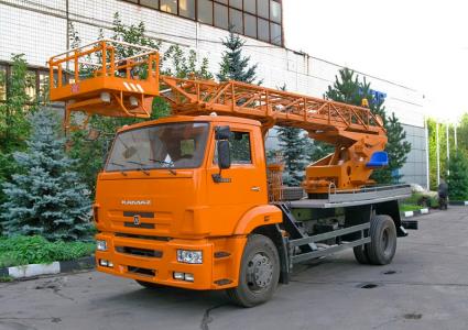 Автовышки Камаз 2784SE НА ШАССИ КАМАЗ-43118 (телескопический)