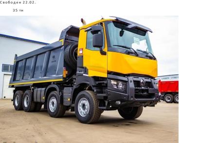 Самосвалы RENAULT Kerax 440.42 8х4