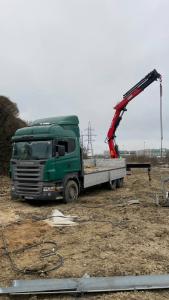 Манипуляторы  10 т (КМУ) Scania  R 480 с КМУ SUNHUNK K238-6  гидравлика