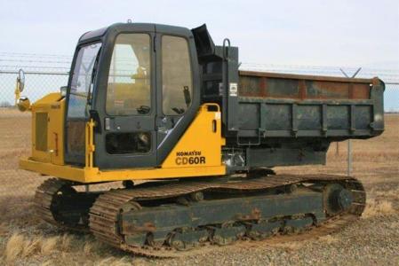 Аренда гусеничного самосвала думпера Komatsu CD 60 R