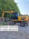 Колесные экскаваторы CAT 317; SANY 215.