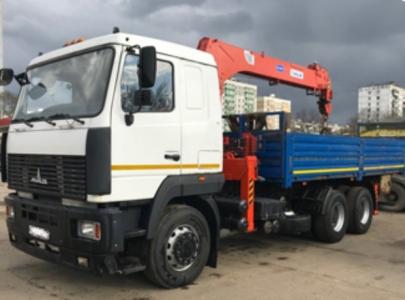 Манипулятор на основе МАЗ