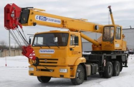 Автокран Галичанин 25 тонн