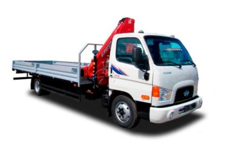 Кран манипулятор Ferrari 581 на базе HYUNDAI HD78 в аренду