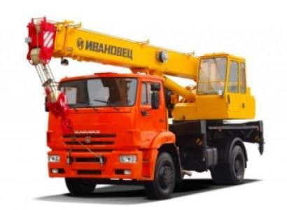 Автокран Ивановец 16 тонн 18 метров