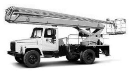 Автовышка  на базе автомобиля