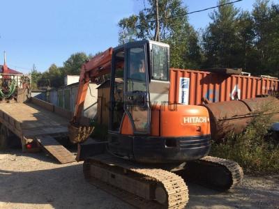 Мини-экскаватор Hitachi EX55 с отвалом