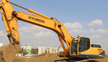 Экскаватор полноповоротный гусеничный Hyundai