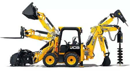 Аренда Экскаватора-погрузчика JCB 3CX Super с отвалом для снега