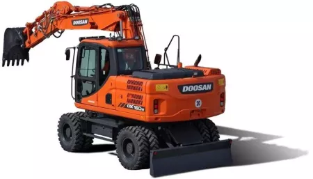 Аренда Колесного экскаватора DOOSAN DX160W