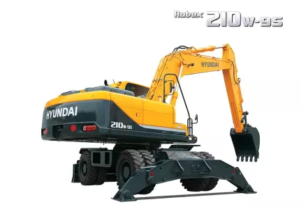 Аренда Колесного экскаватора Hyundai R210W-9S