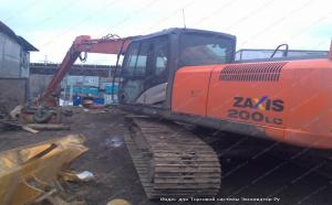 Аренда гусеничного экскаватора Hitachi ZX200LC Long Reach, Москва