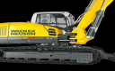 Гусеничный мини-экскаватор Wacker Neuson ET145, 