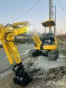 Гусеничный мини-экскаватор Komatsu PC30MR-1, Владивосток