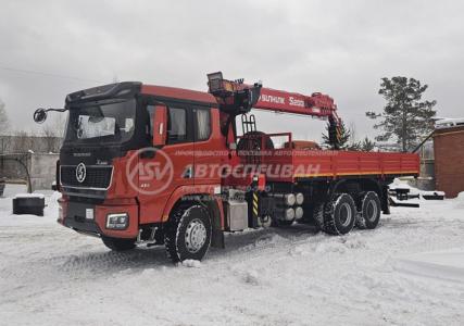 Бортовой автомобиль Shacman X3000 с КМУ Sunhunk S-2006, Челябинск