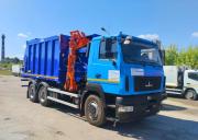 Мусоровоз БМБ-7028-03 (Москоммаш) на шасси МАЗ-6312
