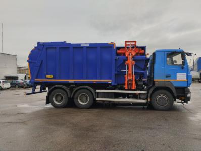 Мусоровоз БМБ-7028-03 (Москоммаш) на шасси МАЗ-6312