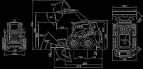 Колесной мини-погрузчик LOCUST L 903, 