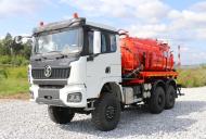 Автоцистерна вакуумная нефтепромысловая АКН-10 на шасси Shacman, 6*6, односкат.  г. Миасс