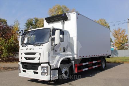 Авторефрижератор на базе шасси ISUZU Giga, 4х2, г/п 10 т, с гидробортом