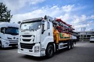 Автобетононасос XCMG HB37V на шасси ISUZU 6x4