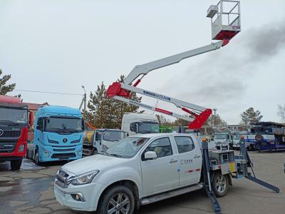 Автовышка на шасси пикапа  ISUZU D-MAX высота 13,5 м