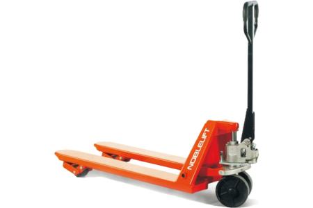 Гидравлическая тележка Noblelift AC25HB 540x1150, PU+PU, tandem, handle brake 200067