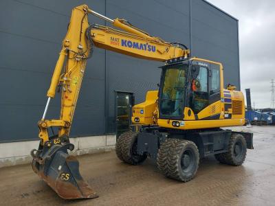 Колёсный экскаватор Komatsu PW160