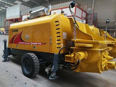 Бетононасос XCMG HBT5008V прицепной стационарный