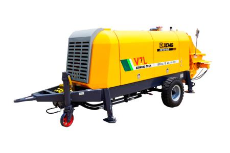 Бетононасос XCMG HBT10022V прицепной стационарный