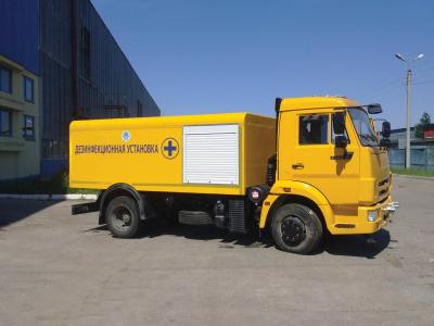УСТАНОВКА ДЕЗИНФЕКЦИОННАЯ НА БАЗЕ ШАССИ КАМАЗ (УД-Е)